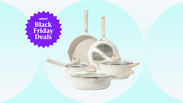 Nothing sticks': This highly-rated Carote cookware set is nearly 75% off at  Walmart's extended Black Friday sale