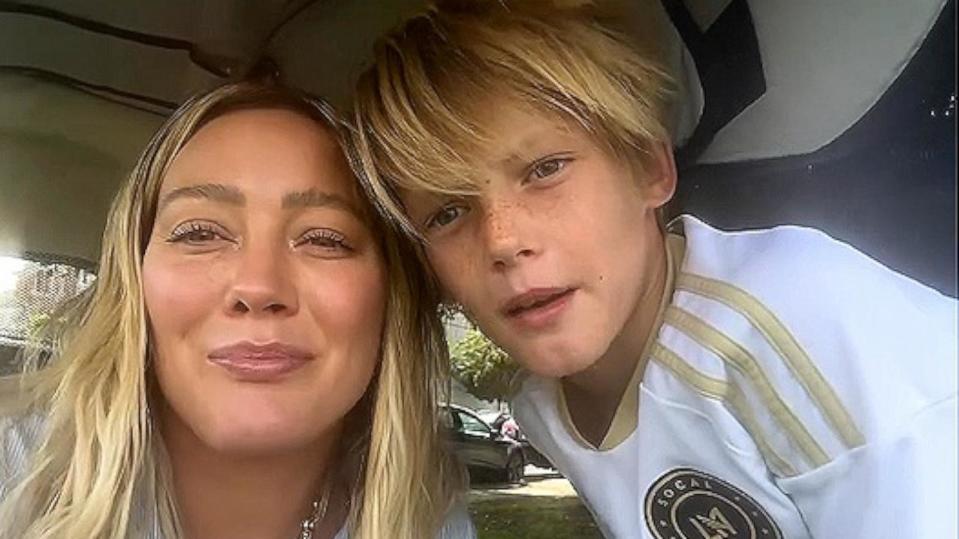 PHOTO: Hilary Duff celebrates son Luca's 12th birthday in an Instagram reel. (Hilary Duff/Instagram)