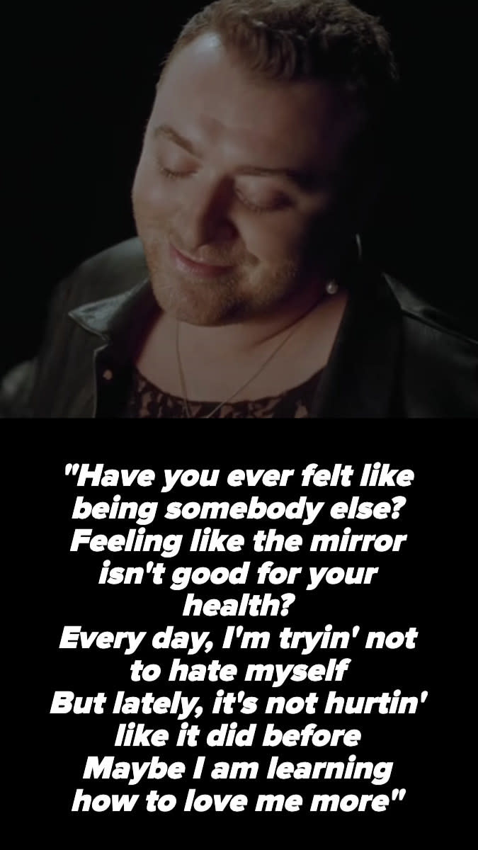 Sam Smith's "Love Me More" lyrics