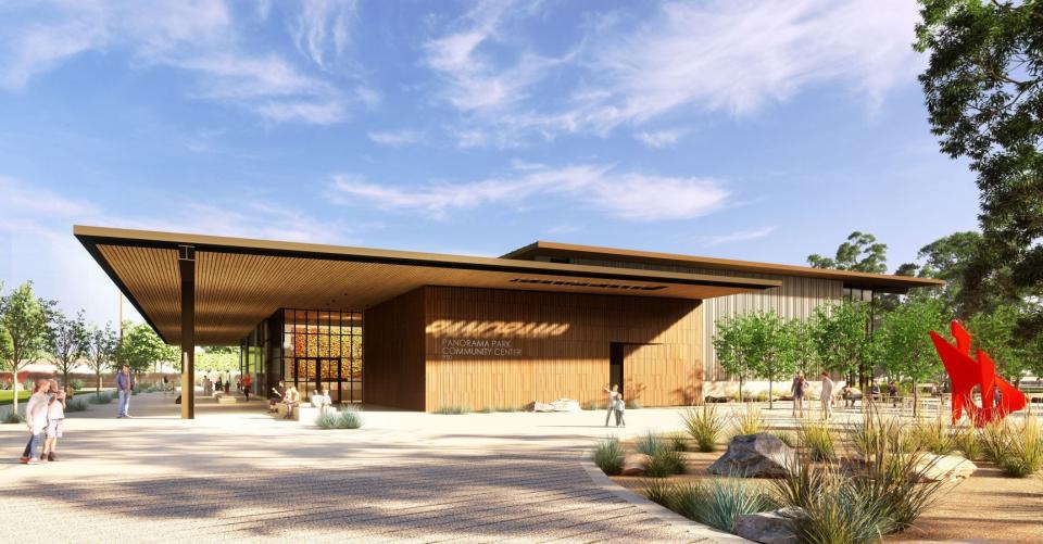 When completed, the Panorama Park community center will double as a Redding evacuation site during an emergency.