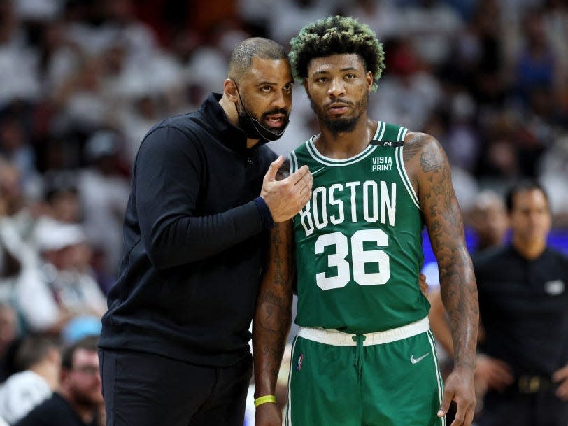 Ime Udoka Marcus Smart Boston Celtics