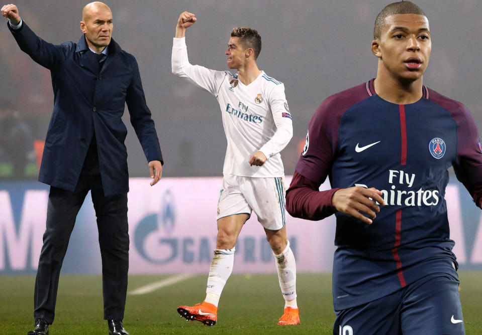 Cristiano Ronaldo and Zinedine Zidane slammed the door shut on Kylian Mbappe & Co