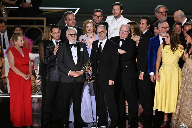 Succession se coronó como Mejor drama. (Photo by Patrick T. FALLON / AFP)