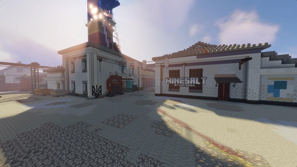 Ukraine’s Well-known Soledar Mines Recreated In Minecraft To Help Rebuild Bombed School