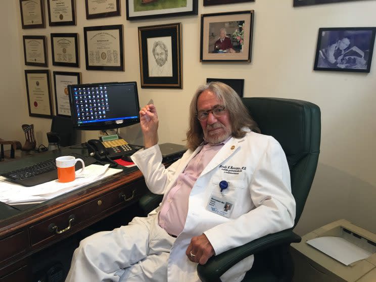 Dr. Harold Bornstein in his office. (Photo: NBC News)