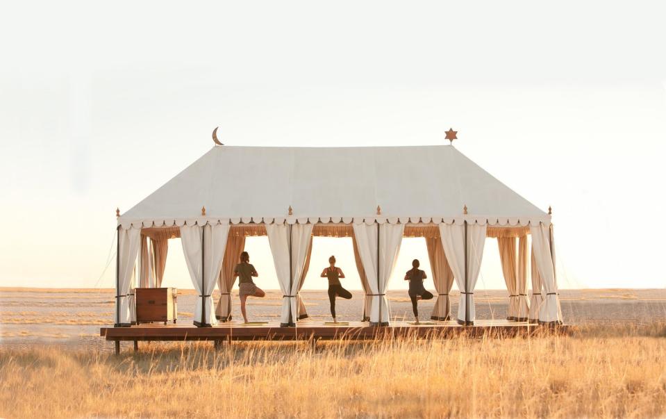 San Camp (Makgadikgadi Pans National Park, Botswana)