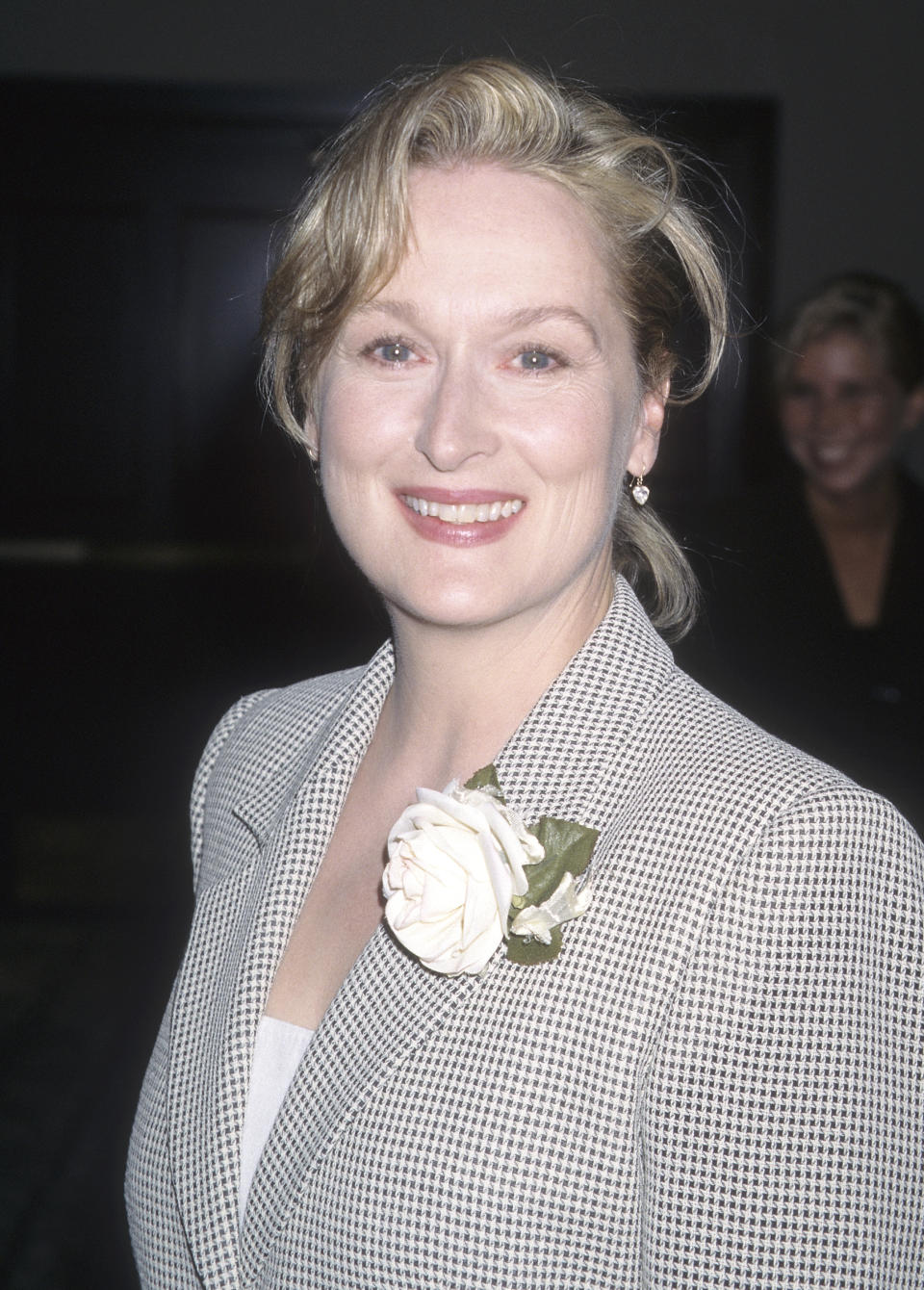 <p> Meryl Streep at the 22nd Annual Women in Film Crystal Awards in 1998&#xA0; </p>