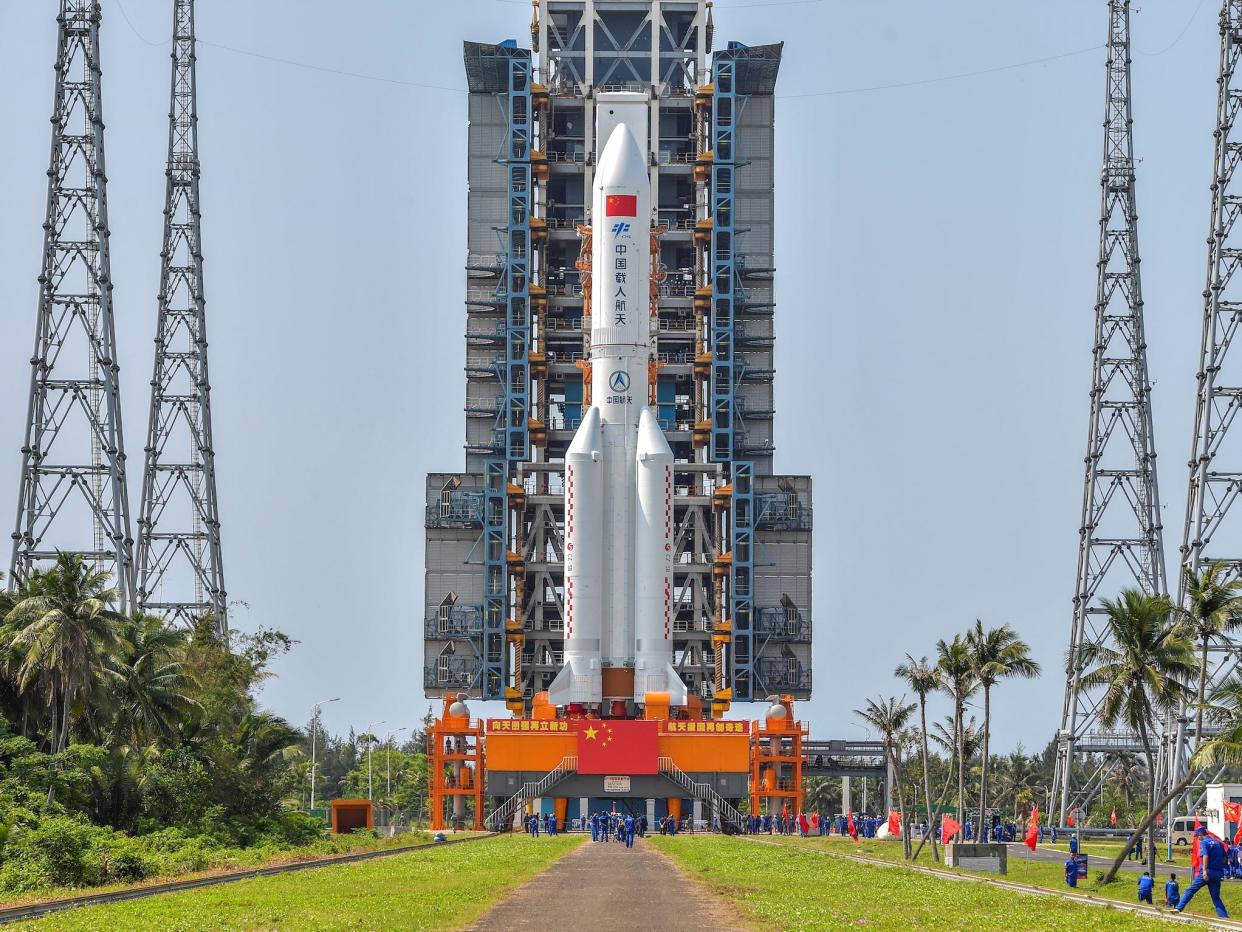 china space station launch Long March-5B Y2 rocket