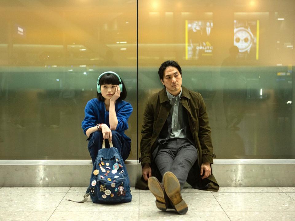 Taki (Aoi Okuyama) and Kenzo Mori (Takehiro Hira) in Giri Haji Netflix BBC Two 