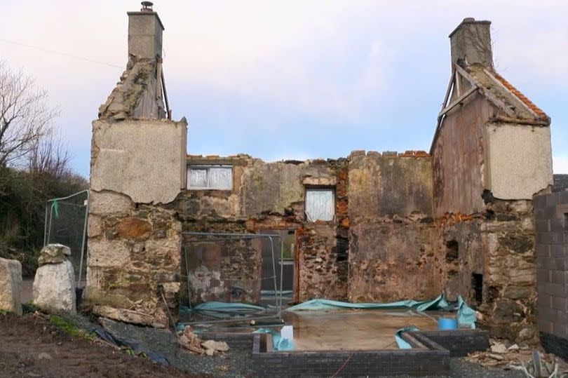 The derelict farmhouse on Anglesey
