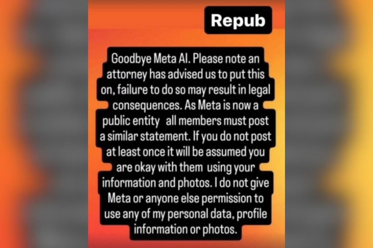 The viral ‘Goodbye Meta AI’ post is a hoax you shouldn’t share