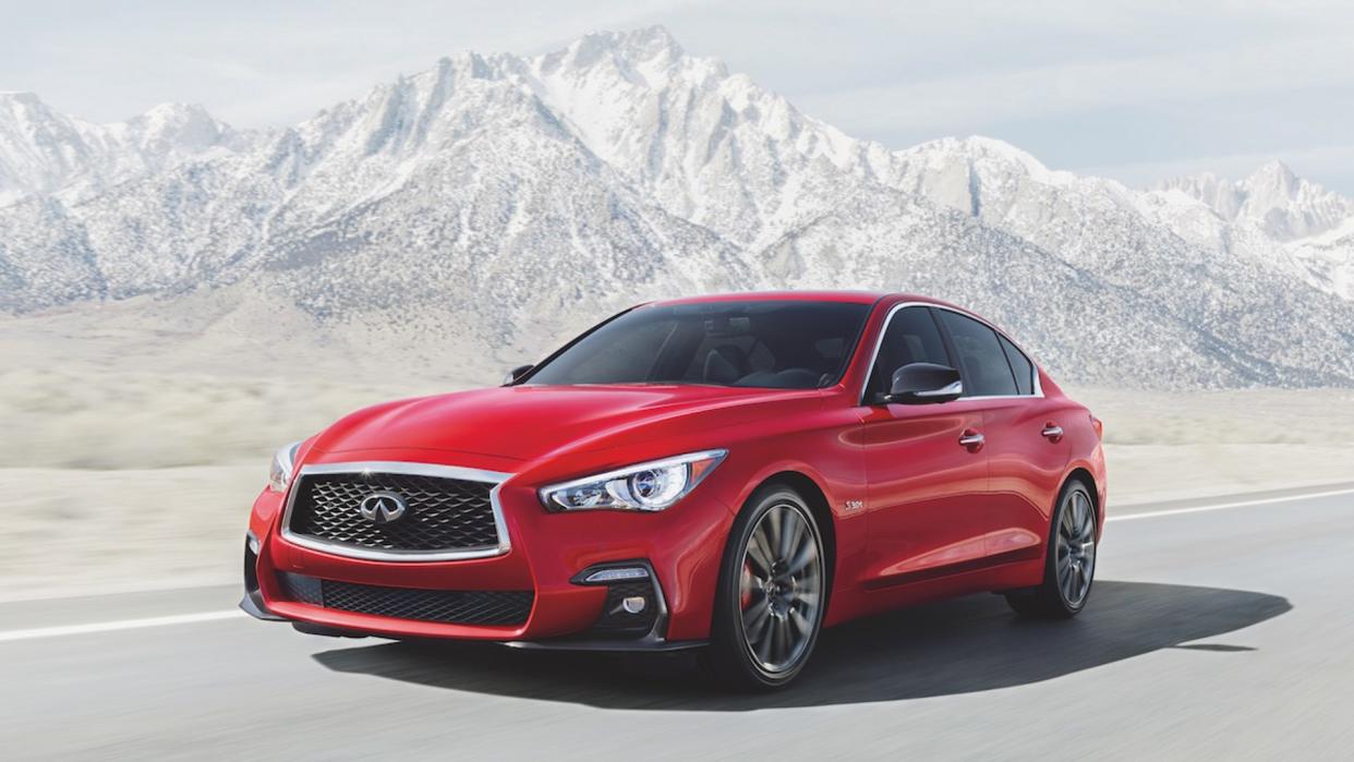 The 2019 INFINITI Q50 sport sedan wins 2019 Vincentric Best Value in America award in the Luxury Mid-Size Sedan segment.