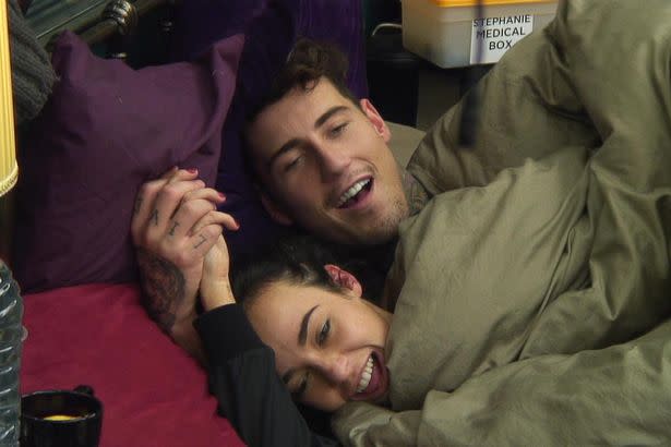 Stephanie's antics stunned everybody, but nobody more than her boyfriend, Sam Reece!