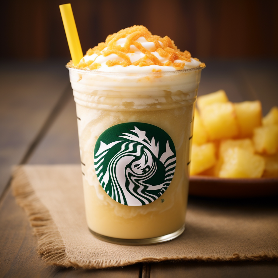 a Honey Cornbread Frappuccino