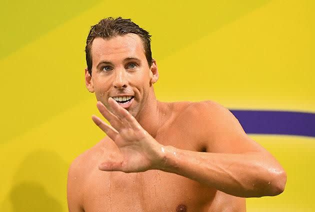 The swimmer was allegedly involved in an altercation with a fellow passenger on a flight from Adelaide to Melbourne. Photo: Getty Images