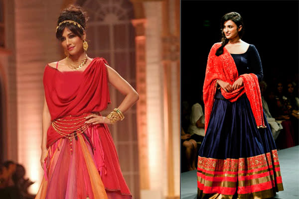 Ruffle Saree : Shop Designer Ruffle Sarees for Women Online