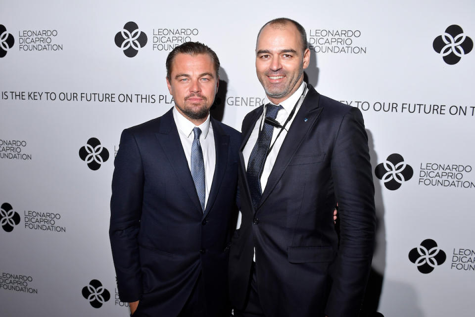 <p>Gatsby ist der Vorsitzende für Spenden der Leonardo DiCaprio Foundation. (Foto von Victor Boyko/Getty Images for LDC Foundation) </p>