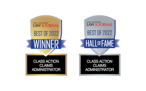 JND Legal Administration Named #1 Class Action Claims Administrator by The National Law Journal
