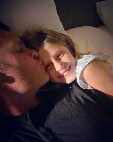 <p>Tom Brady/Instagram</p> Tom Brady with Vivian