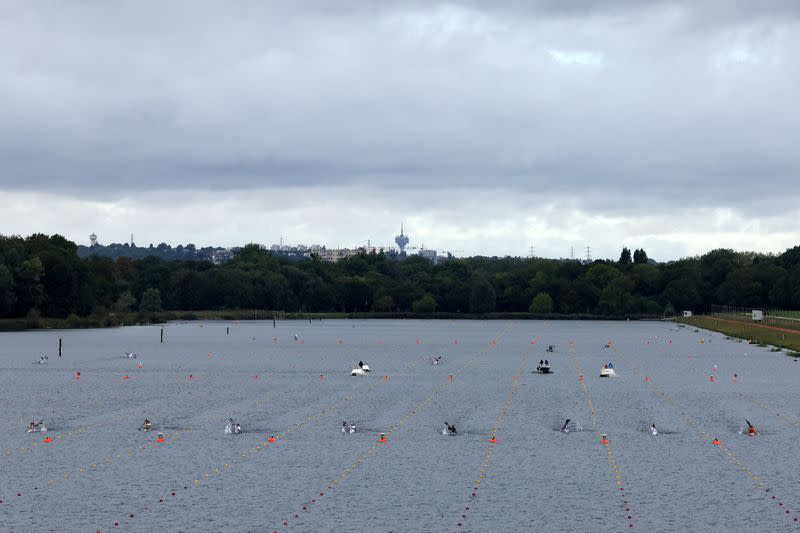 Technical testing kayak event for Paris 2024