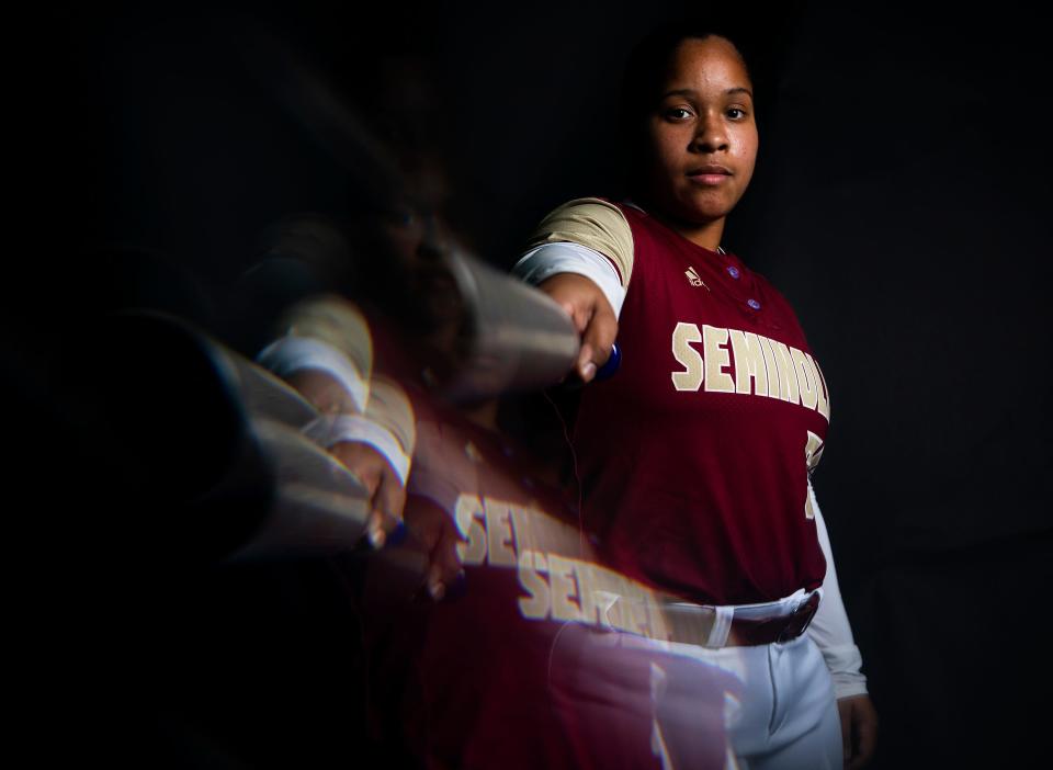 All-Big Bend softball player of the year, Jaysoni Beachum of Florida High.