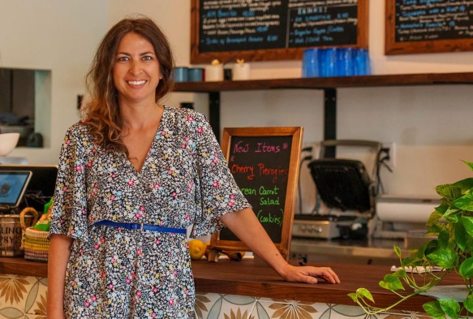 Victoria Shparber, who hails from Kyiv, Ukraine, owns and operates Tequesta Table café in Tequesta.