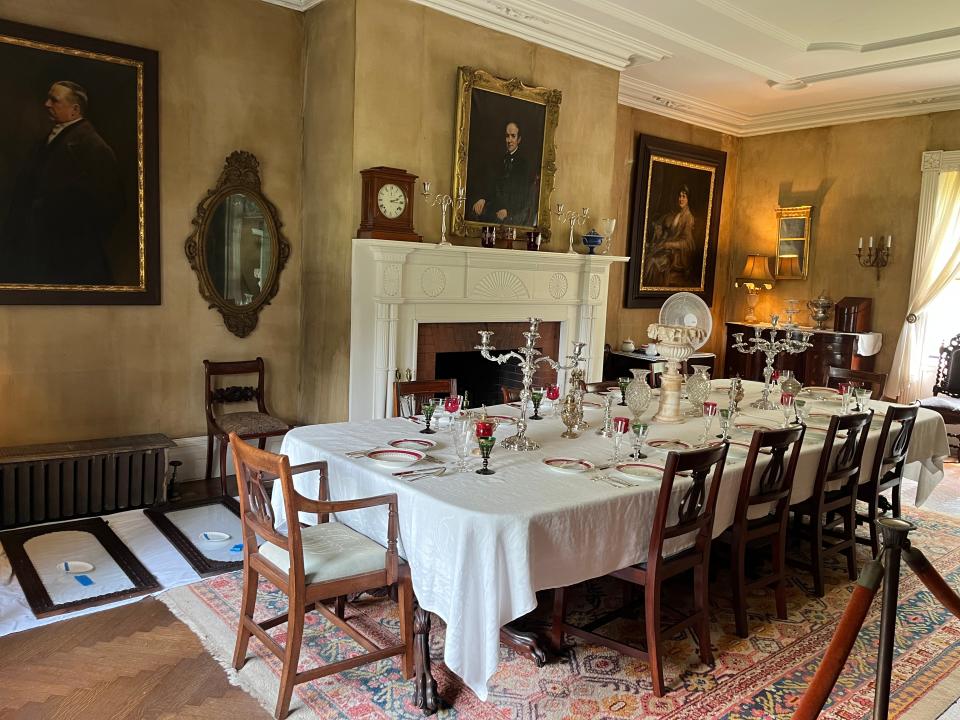 The dining room at Locust Grove.