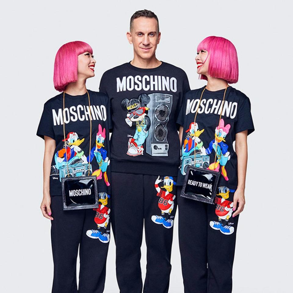 The Moschino and H&M launch will include a Disney collection for humans, in addition to clothes for fashionable pets.