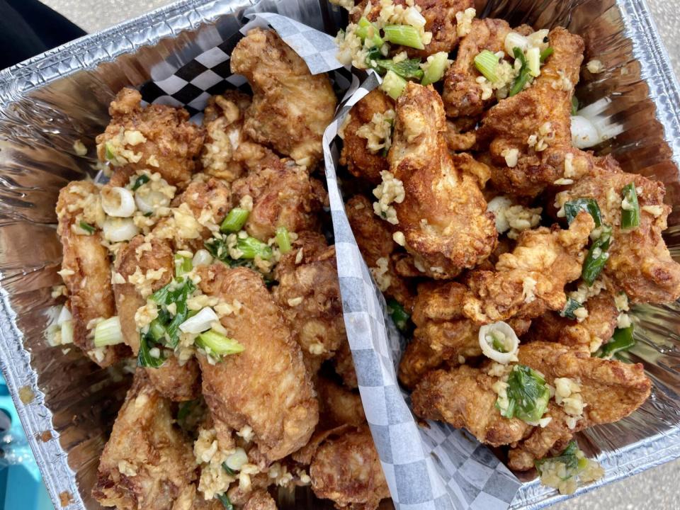 Chicken wings from Mama Hieu's in Garden Grove.