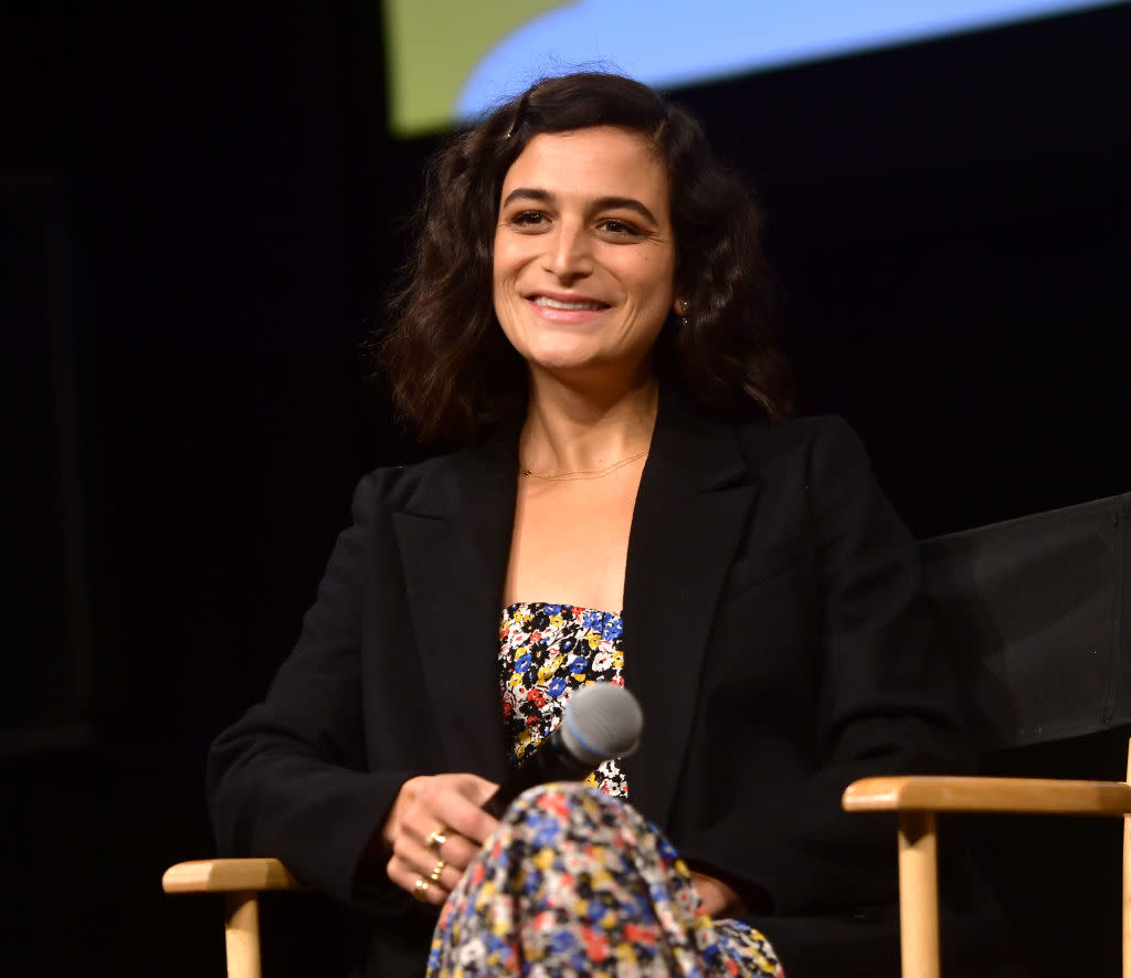 Jenny Slate speaks at a Netflix event on April 20 in Hollywood. (Photo: Matt Winkelmeyer/Getty Images for Netflix) 