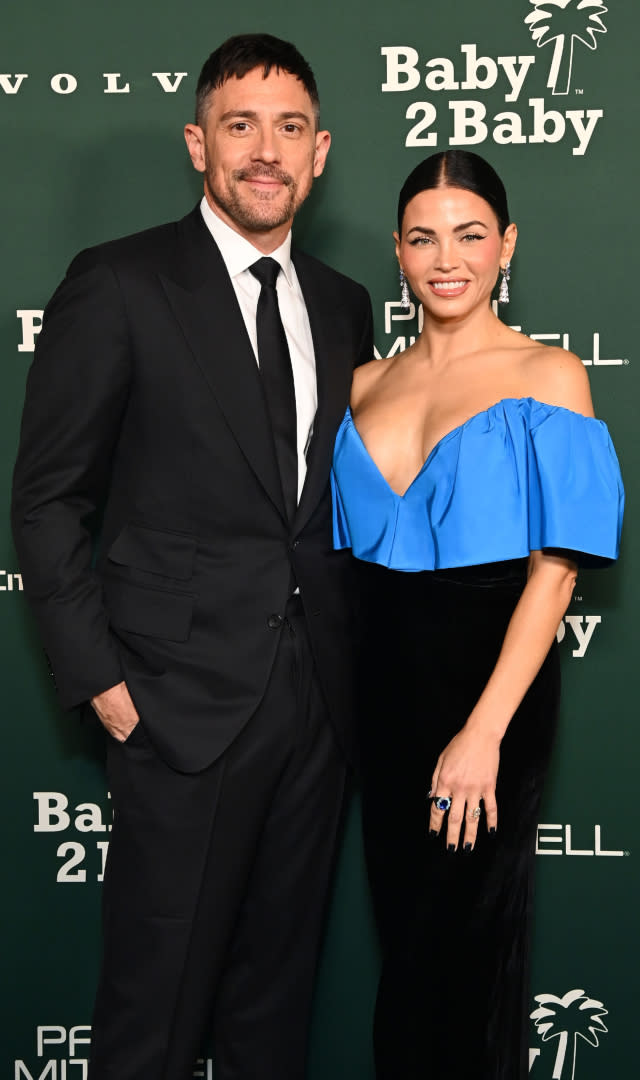 WEST HOLLYWOOD, CALIFORNIA – NOVEMBER 11: (L-R) Steve Kazee and Jenna Dewan attend 2023 Baby2Baby Gala Presented By Paul Mitchell at Pacific Design Center on November 11, 2023 in West Hollywood, California. <em>Photo by Araya Doheny/Getty Images for Baby2Baby.</em>