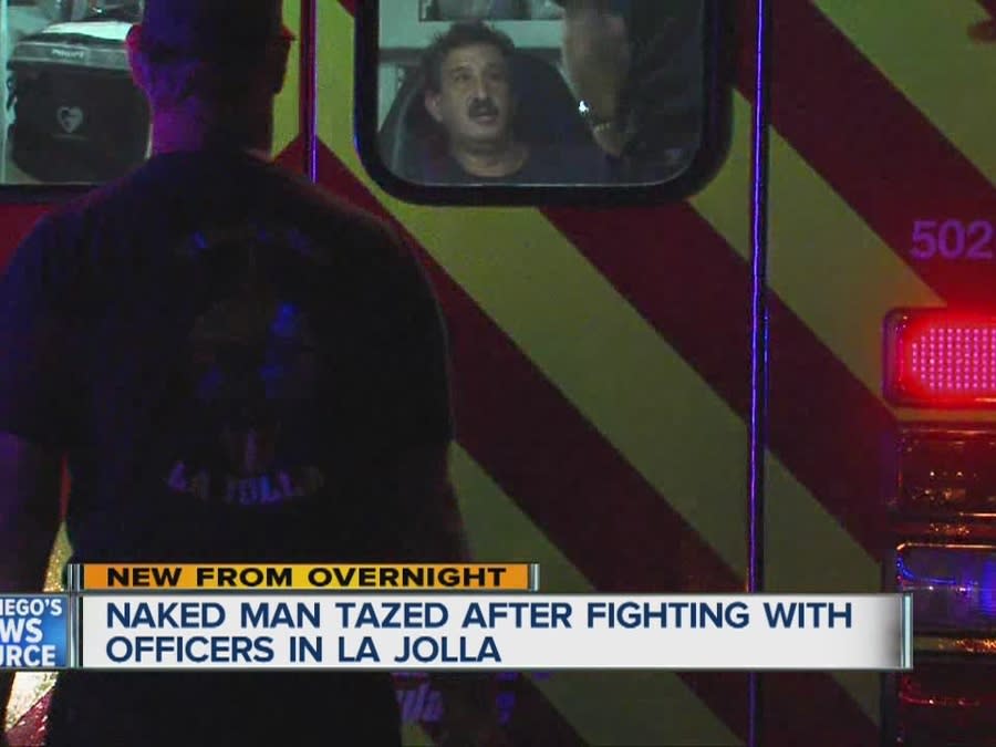 Naked Man Tased In La Jolla 1311