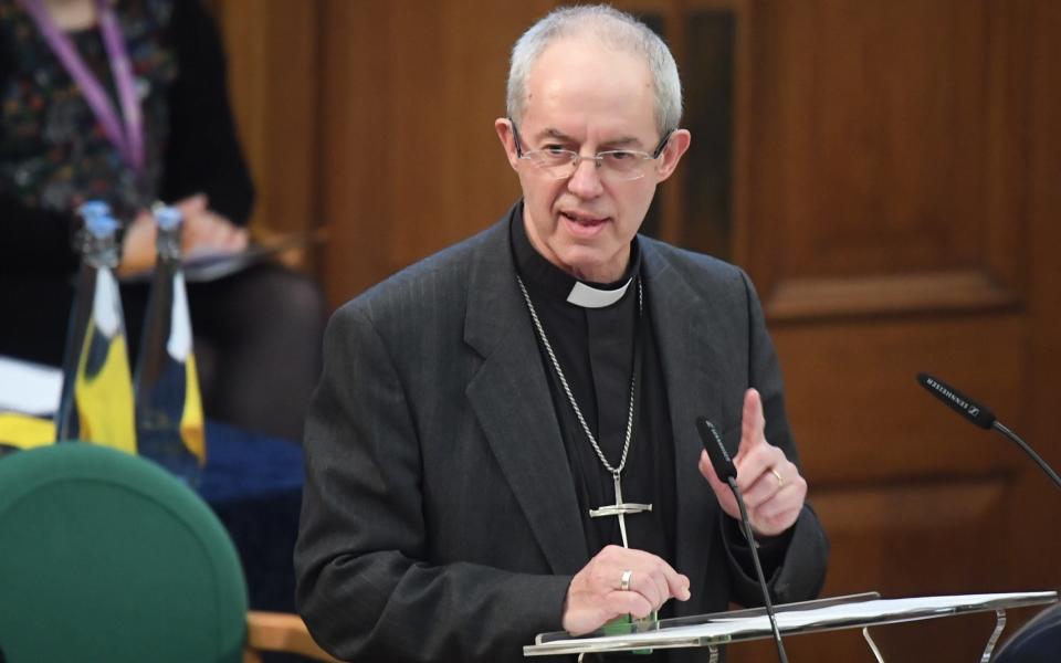 El Reverendísimo Justin Welby también pronunciará un sermón en la Coronación, algo que su predecesor Geoffrey Fisher optó por no hacer en 1953 - Victoria Jones/PA