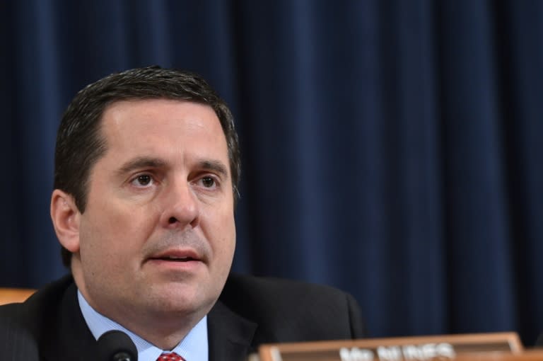 Rep. Devin Nunes attends a meeting of the House Intelligence Committee on Capitol Hill, in March 2017