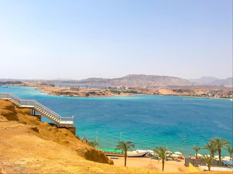 The Egyptian city sits on the southern tip of the Sinai Peninsula (Getty Images)