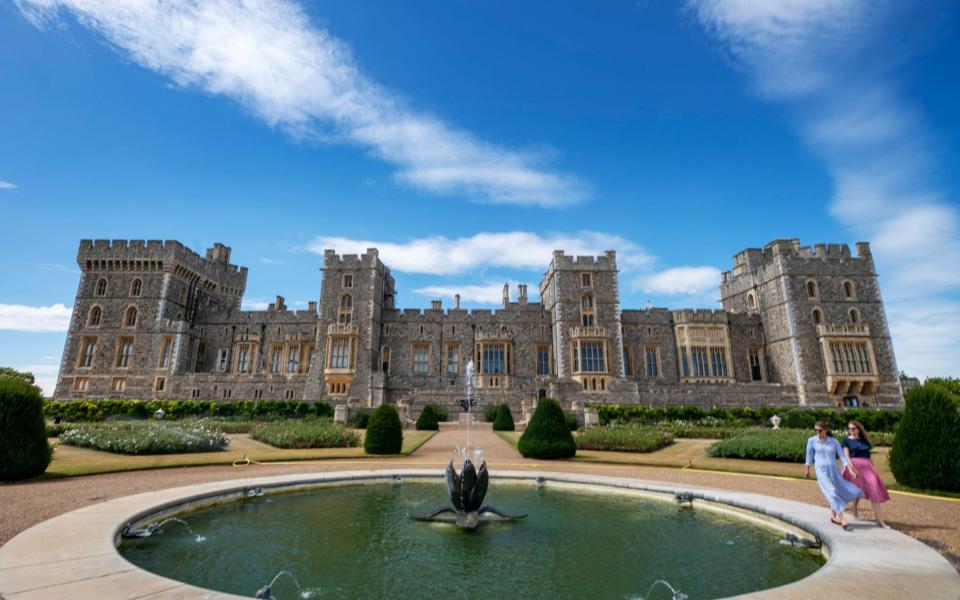 The Duke of Edinburgh commissioned the bronze fountain based on his own lotus design - Geoff Pugh