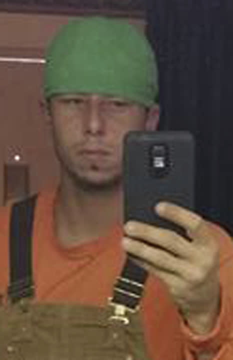 <p>This undated photo shows Austin Davis, one of the people killed in Las Vegas after a gunman opened fire on Sunday, Oct. 1, 2017, at a country music festival. (Facebook via AP) </p>