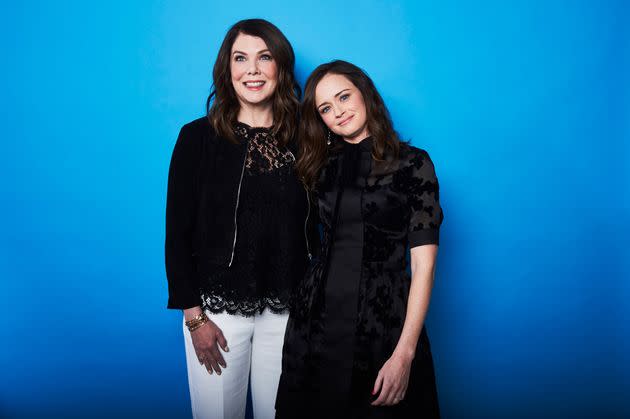 Lauren Graham and Alexis Bledel pictured together in 2017