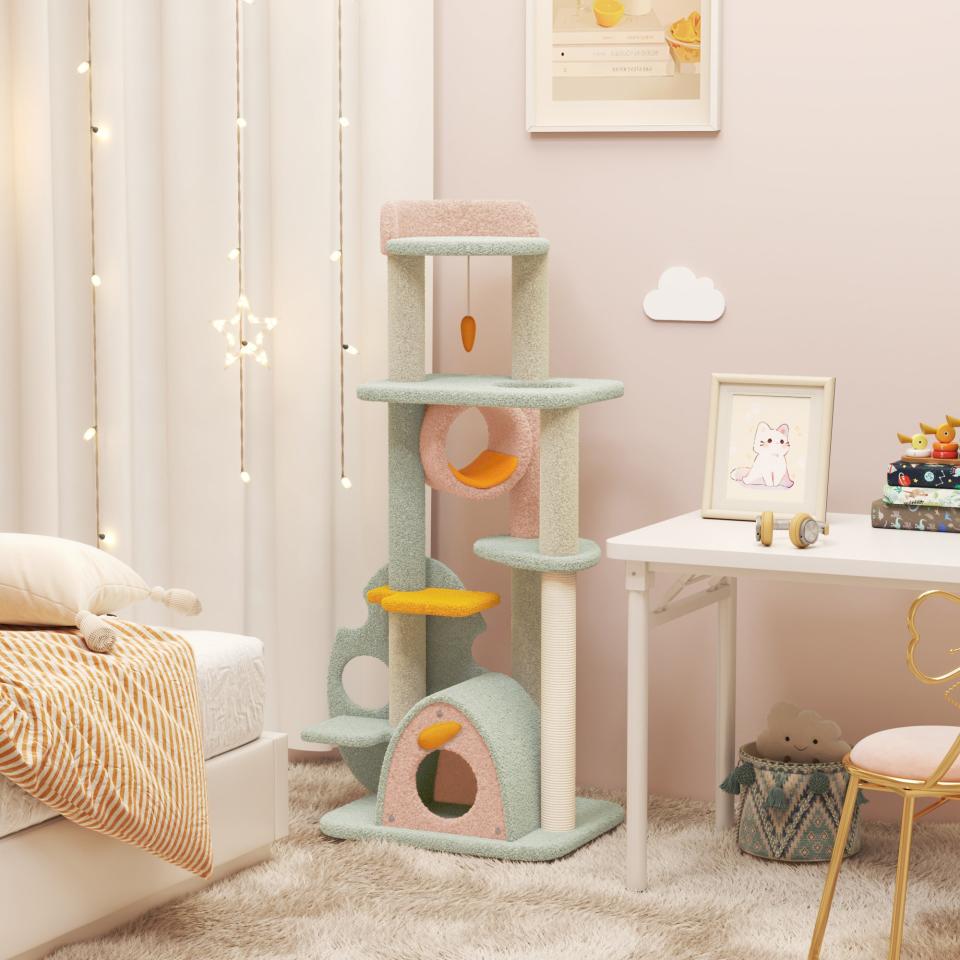 <p><a href="https://go.redirectingat.com?id=74968X1596630&url=https%3A%2F%2Fhappyandpolly.com%2Fcollections%2Fcat-furniture%2Fproducts%2Fwonderland-climbing-frame&sref=https%3A%2F%2Fwww.housebeautiful.com%2Fshopping%2Fg40943102%2Fgifts-for-cat-lovers%2F" rel="nofollow noopener" target="_blank" data-ylk="slk:Shop Now;elm:context_link;itc:0;sec:content-canvas" class="link ">Shop Now</a></p><p>Wonderland Cat Tree</p><p>happyandpolly.com</p><p>$89.99</p>