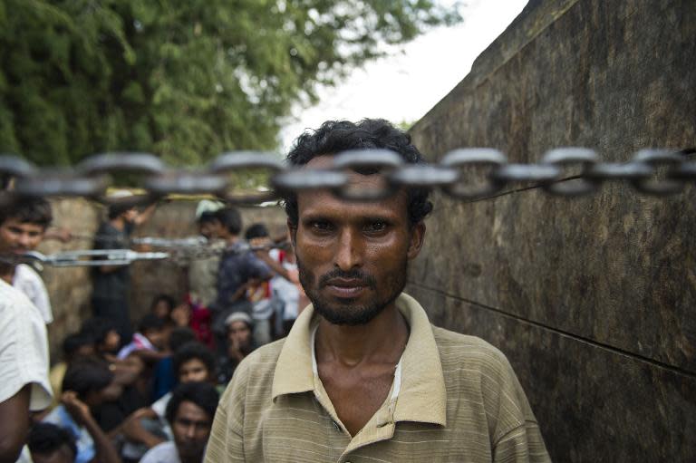 Thousands of Muslim Rohingya -- who are are stateless and reviled by Myanmar&#39;s Buddhist majority -- make the perilous maritime journey to Indonesia, such as this man who was rescued by Acehnese fishermen on May 20, 2015