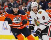 NHL: Chicago Blackhawks at Edmonton Oilers