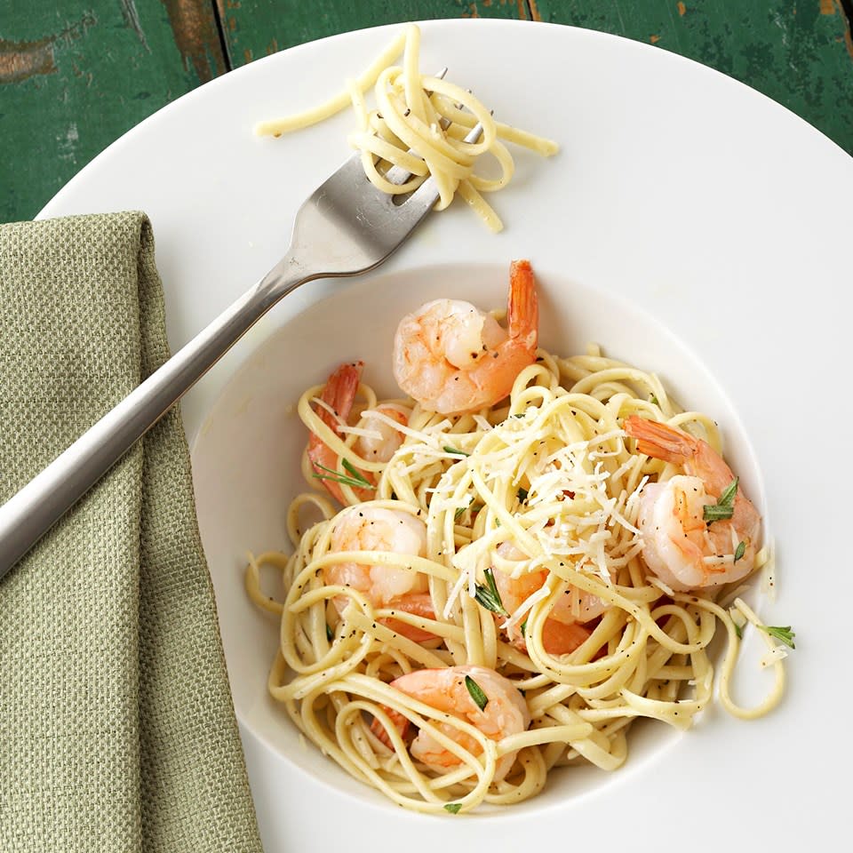 Fresh Herb Shrimp Linguini