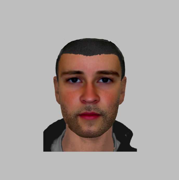 Many believed this man was straight out of a computer game. Source: Facebook/ Northamptonshire Police