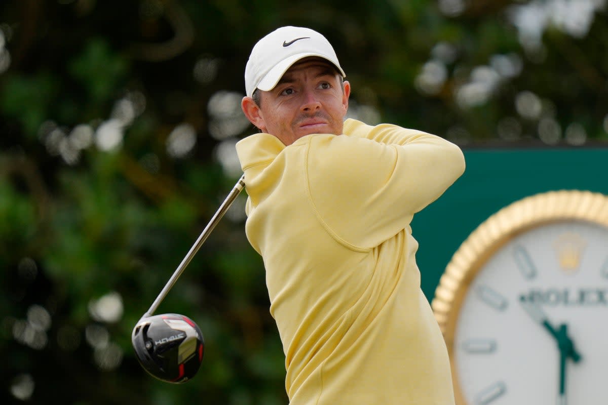 Rory McIlroy has enjoyed a fine start to the Open  (AP)