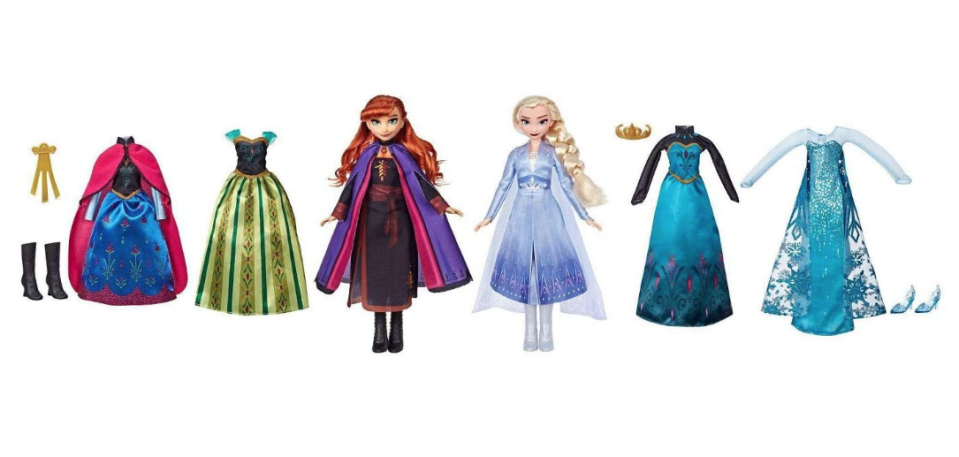 Elsa y Anna - Frozen 2  Kit vestidos  Créditos: Amazon.com - marca Disney Frozen