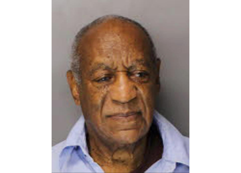 This Tuesday, Sept. 25, 2018, photo provided by the Pennsylvania Department of Corrections shows Bill Cosby, after he was sentenced to three-to 10-years for sexual assault. (Pennsylvania Department of Corrections via AP)