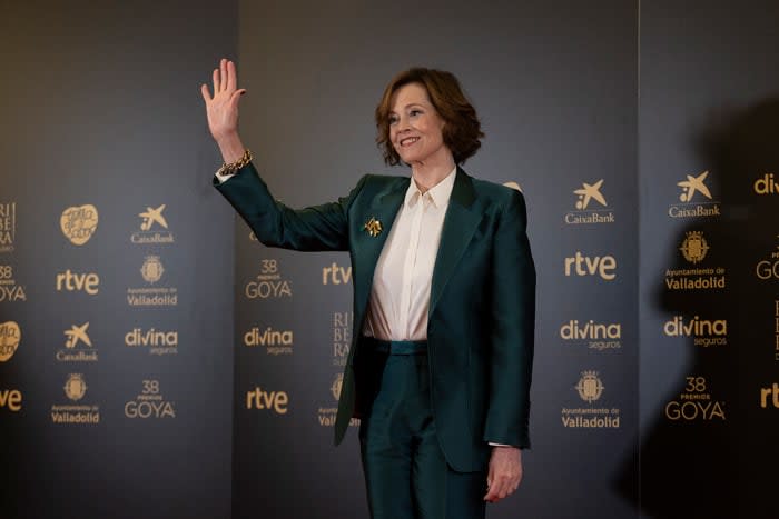 Sigourney Weaver en Valladolid para recoger el Goya Internacional