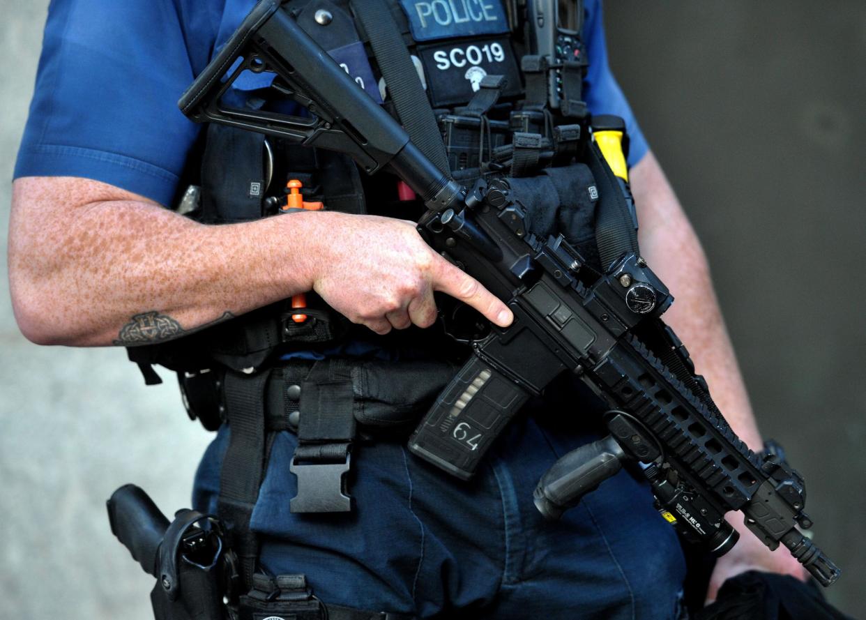 The National Crime Agency (NCA) and Scotland Yard's counter-terrorism command today launched a campaign urging the public to report any fears of criminals handling firearms: PA