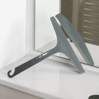 This squeegee makes the difference between squeakily wiping your entire shower screen down in tiny circles or sweeping away the grime in super-satisfying wipes