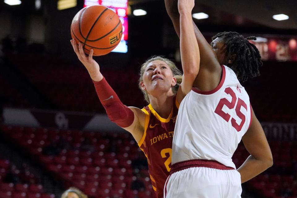 Iowa State star Ashley Joens has been cleared to play in Sunday's game at Baylor.